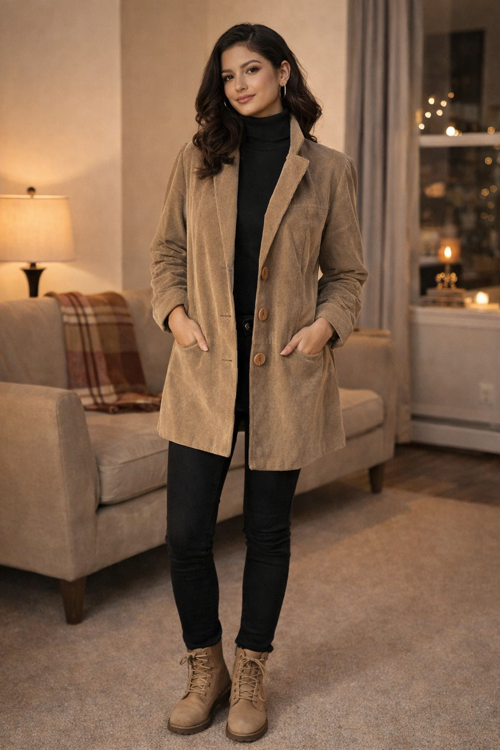 Brown Overcoat Blazer