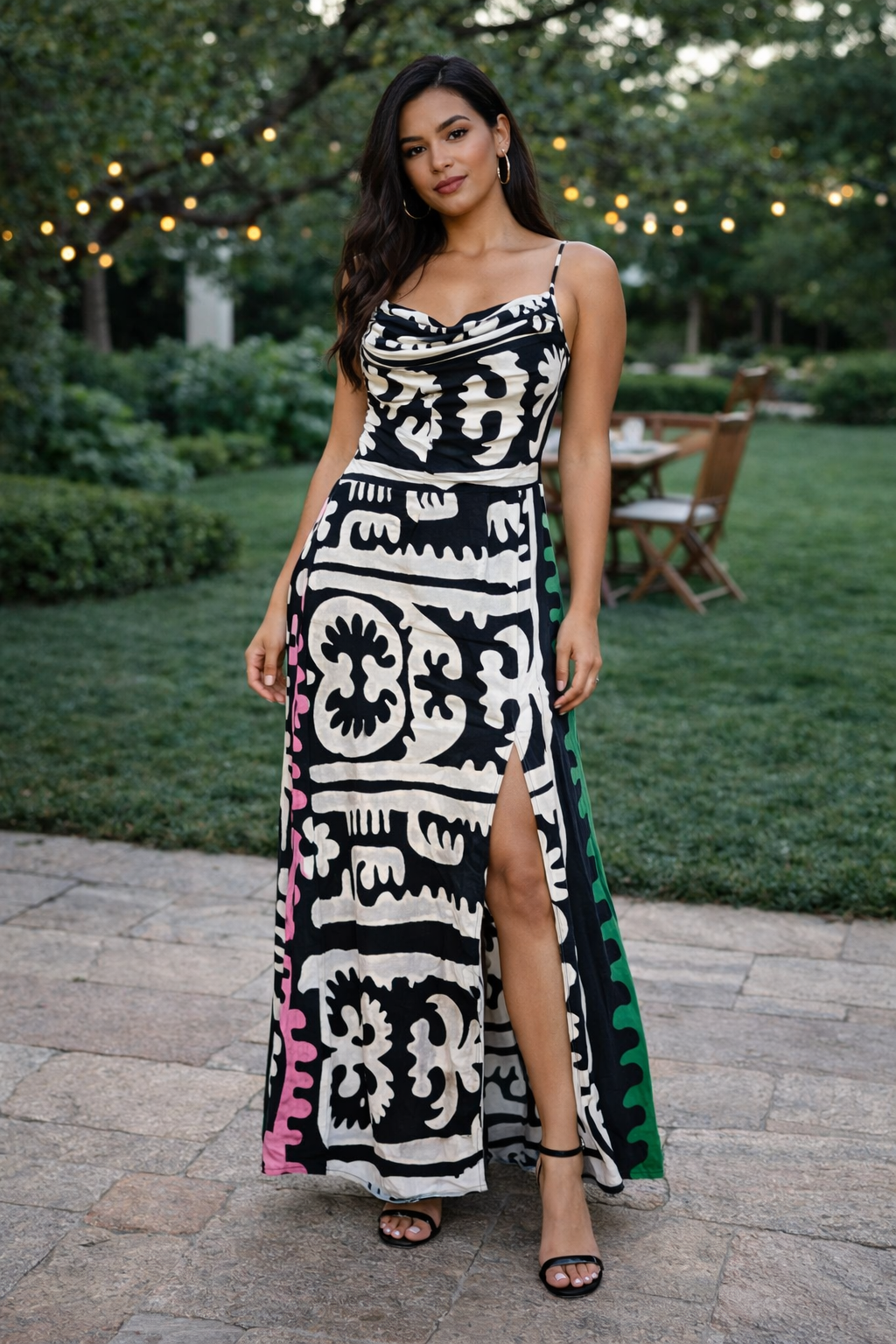 Print Slip Dress
