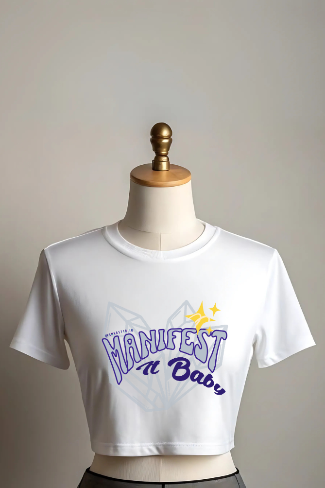Manifesting Crop Tee