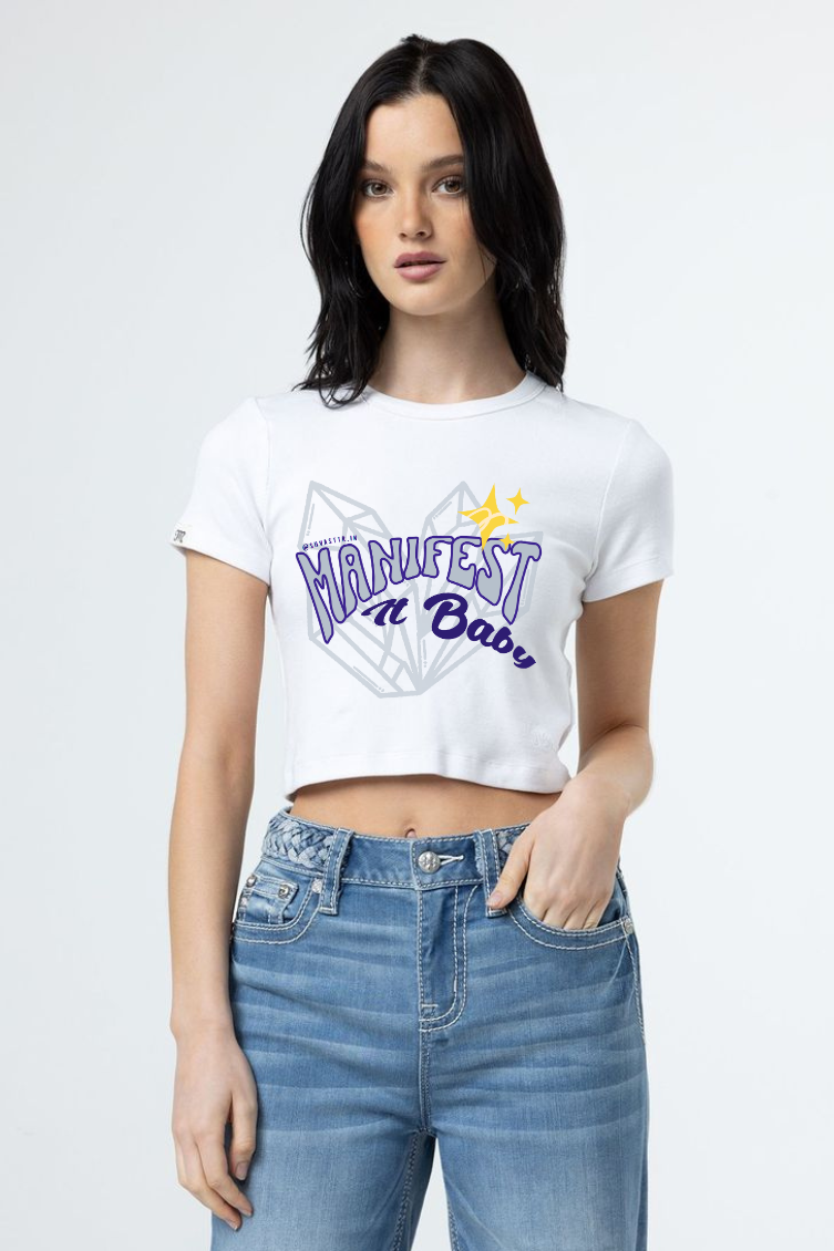 Manifesting Crop Tee