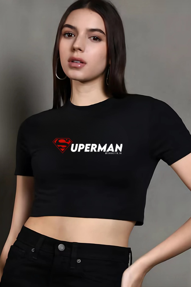 Superman Women Crop T-Shirt