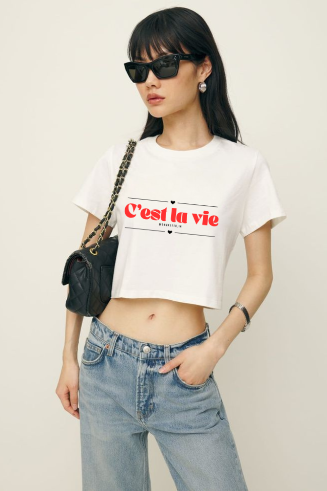 Life Cropped Tshirt