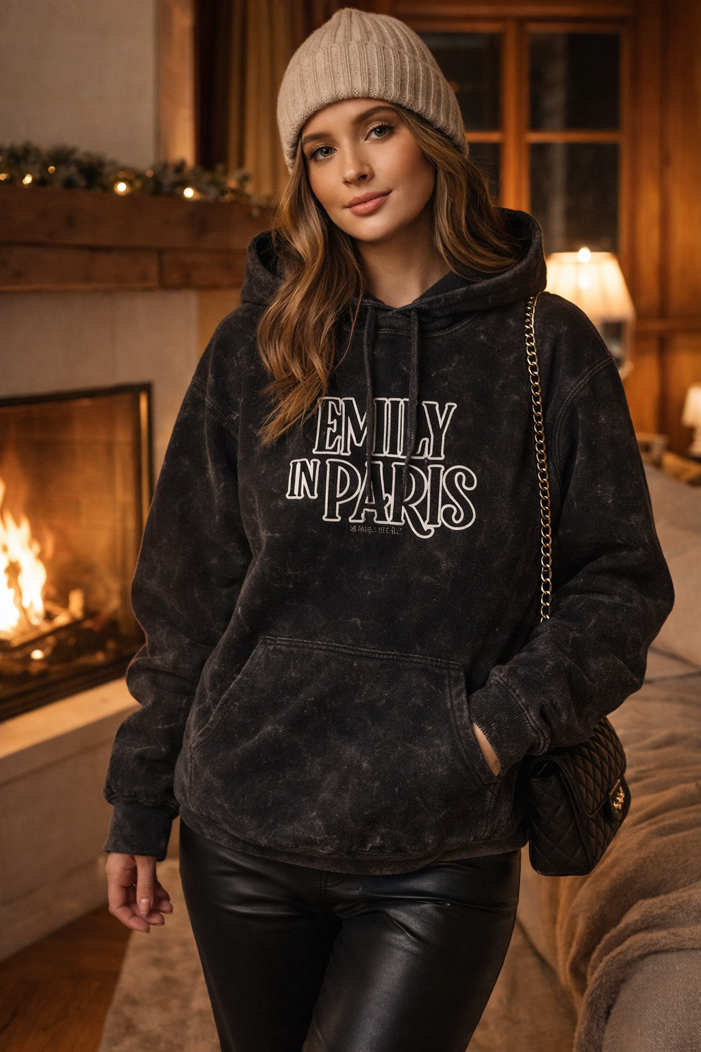Emily Acid Washed Hoodie