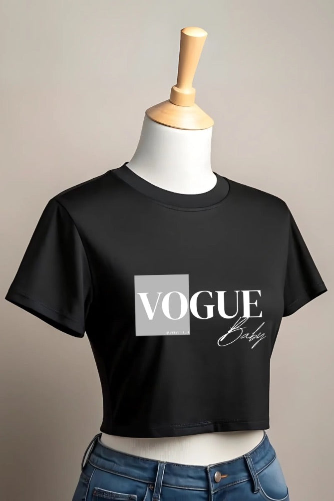Vogue Baby Crop T-Shirt