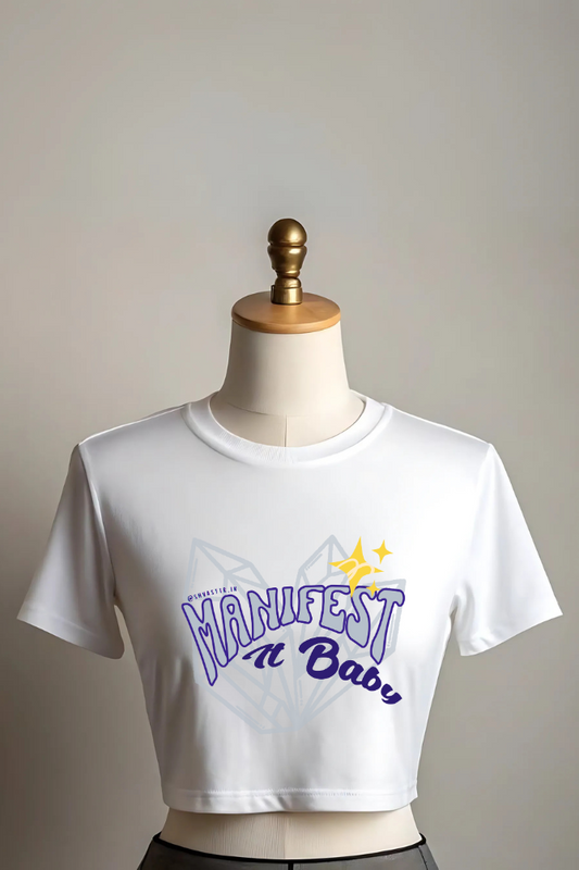 Manifesting Crop Tee