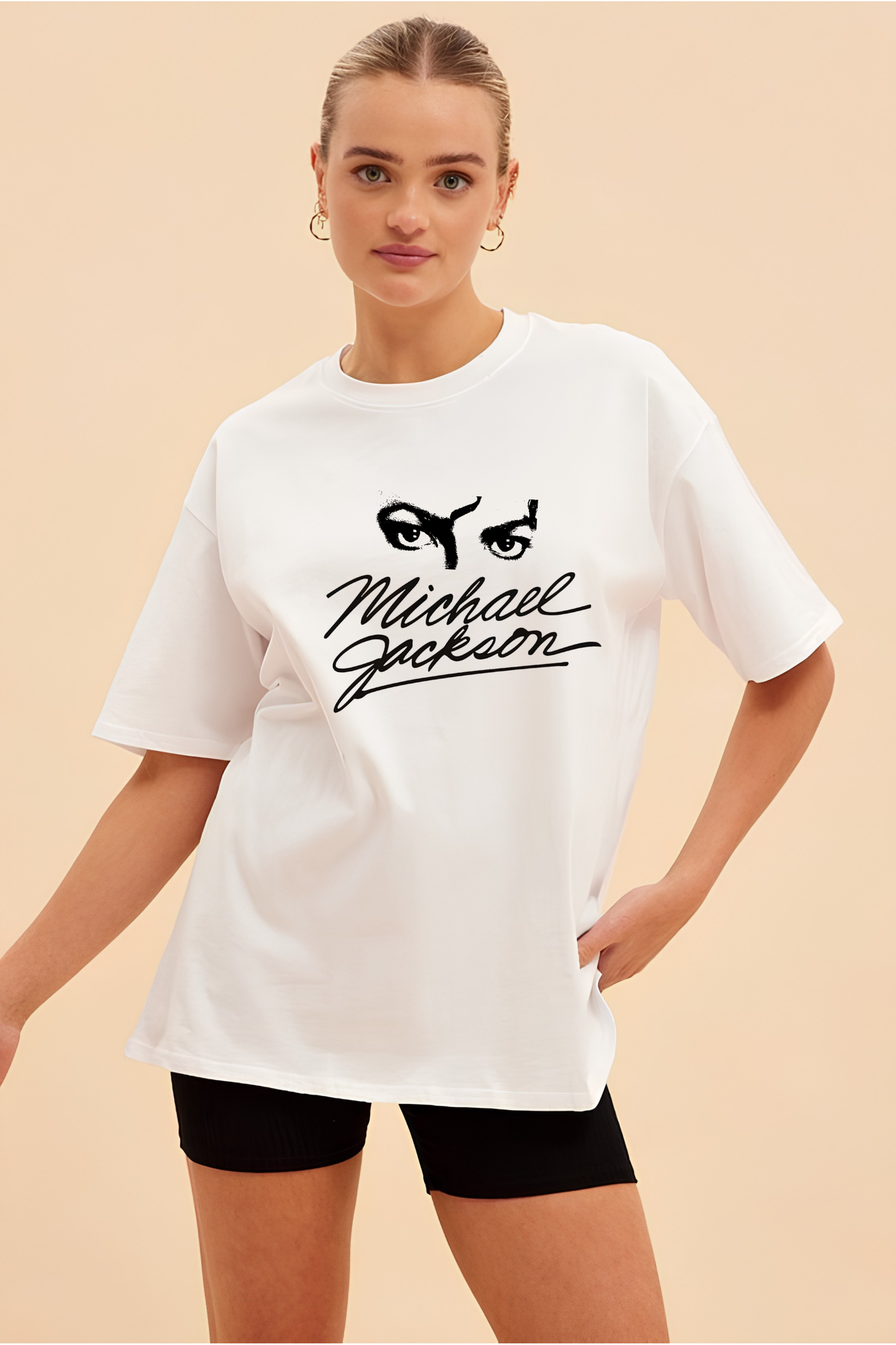 Michael Eyes Oversized T-Shirt