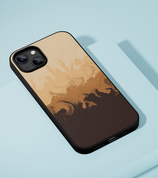Mocha Cafe iPhone Glass Case